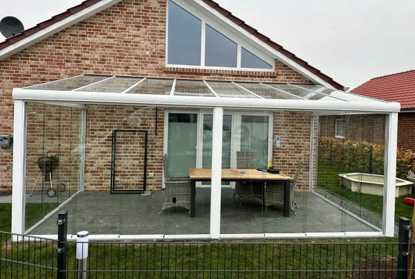 Kaltwintergarten Aluminium 500x400cm VSG weiß Angebot – Bild 4