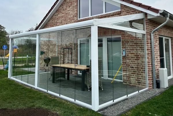 Kaltwintergarten Aluminium 500x400cm VSG weiß Angebot – Bild 5