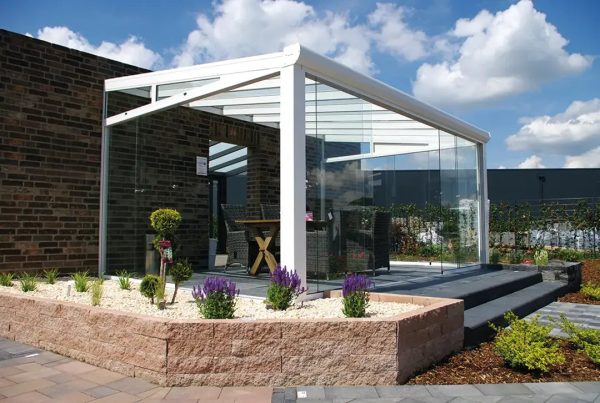 Kaltwintergarten Aluminium 500x400cm VSG weiß Angebot – Bild 3