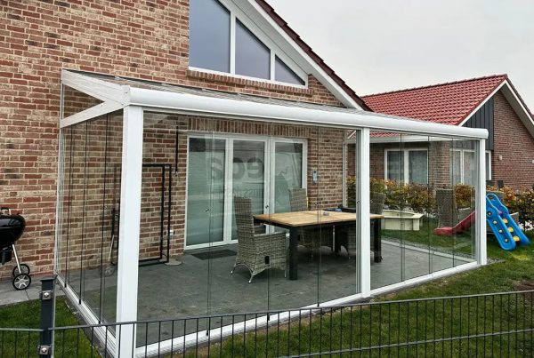 Terrassenüberdachung 7x4m Aluminium Wandanbau LIMITED EDITION Online-Verkauf – Bild 2