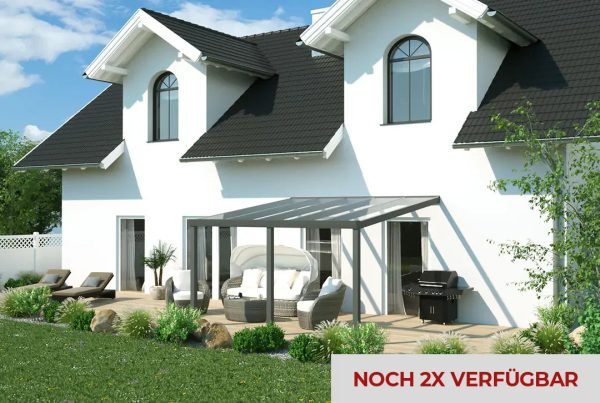 Terrassenüberdachung 4x4m Aluminium Wandanbau LIMITED EDITION Jetzt online