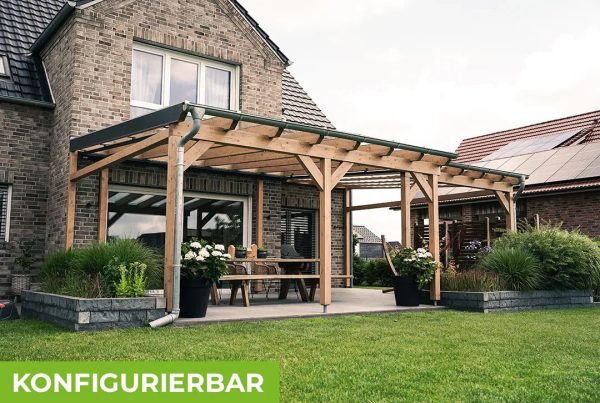 Terrassenüberdachung aus Leimholz, Freistehend Jetzt online